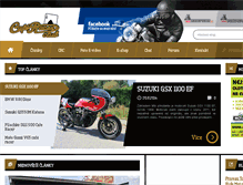 Tablet Screenshot of cafe-racer.cz