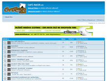 Tablet Screenshot of forum.cafe-racer.cz